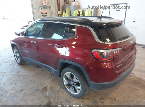 3C4NJDCB0LT228255 2020 JEEP COMPASS Red Rear left