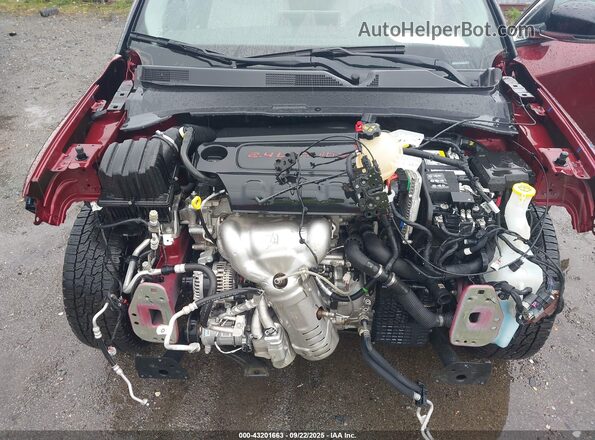 3C4NJDCB5NT110379 2022 JEEP COMPASS Maroon Rear view