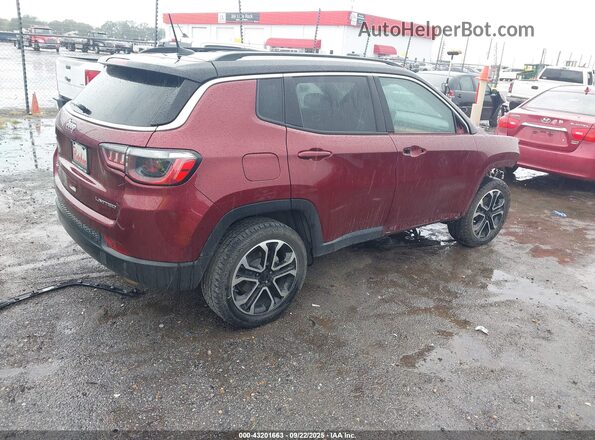 3C4NJDCB5NT110379 2022 JEEP COMPASS Maroon Rear right