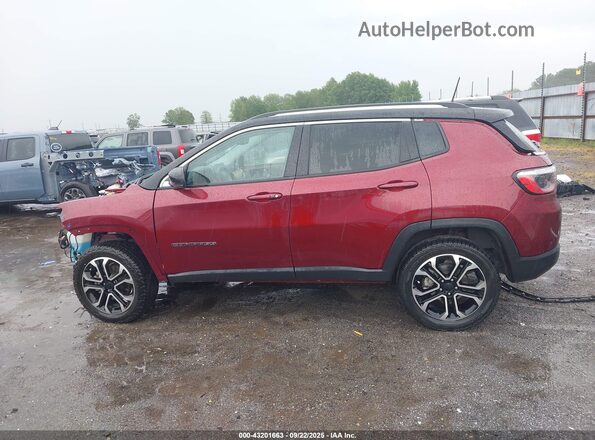 3C4NJDCB5NT110379 2022 JEEP COMPASS Maroon 
