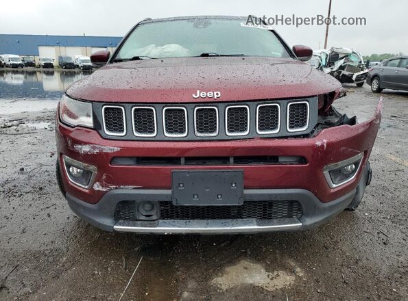 3C4NJDCB8MT520642 2021 JEEP COMPASS Бордовый 