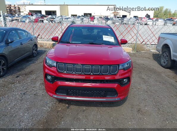 3C4NJDCB9NT157611 2022 JEEP COMPASS Red Вид щитка приладів