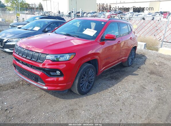 3C4NJDCB9NT157611 2022 JEEP COMPASS Red Передня ліва чверть