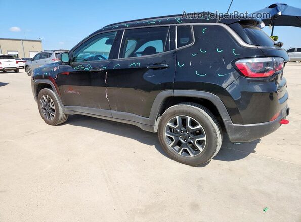 3C4NJDDB0MT599027 2021 JEEP COMPASS Black Հետևի ձախ