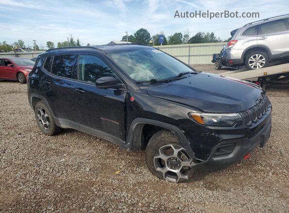3C4NJDDB1NT226239 2022 JEEP COMPASS Black Delantero derecho