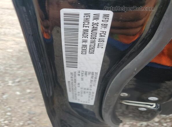 3C4NJDDB1NT226239 2022 JEEP COMPASS Black Vista de la etiqueta del VIN