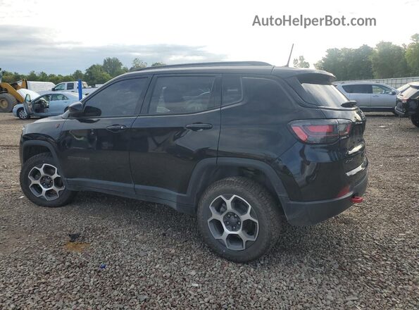 3C4NJDDB1NT226239 2022 JEEP COMPASS Black Trasero izquierdo