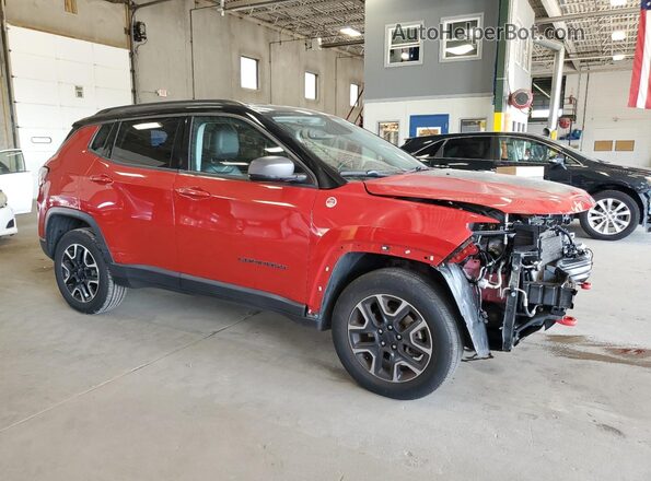 3C4NJDDB2LT221581 2020 JEEP COMPASS Red Delantero derecho