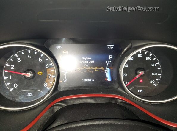 3C4NJDDB2LT221581 2020 JEEP COMPASS Red Vista del cuadro de instrumentos