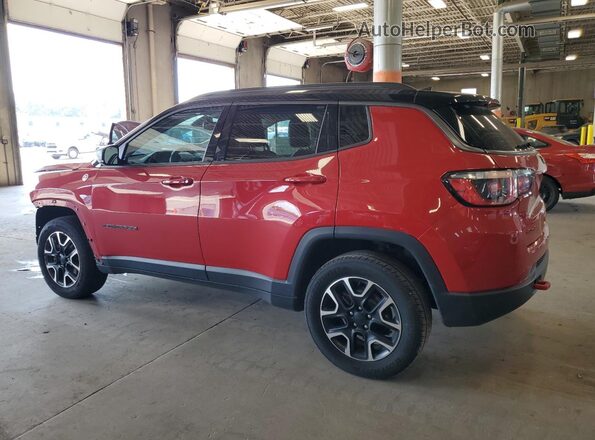 3C4NJDDB2LT221581 2020 JEEP COMPASS Red Trasero izquierdo