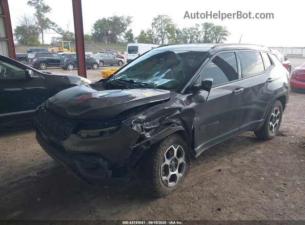 3C4NJDDB2NT146397 2022 JEEP COMPASS Gray Передня ліва чверть