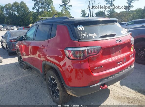 3C4NJDDB8LT143999 2020 JEEP COMPASS Red Trasero izquierdo