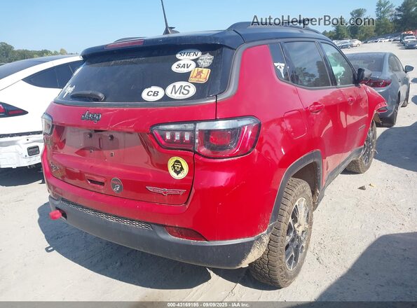3C4NJDDB8LT143999 2020 JEEP COMPASS Red Trasero derecho