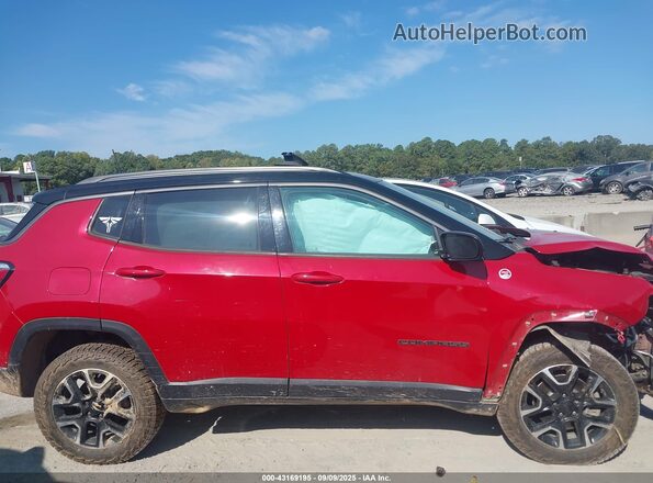 3C4NJDDB8LT143999 2020 JEEP COMPASS Red Vista del cuadro de instrumentos