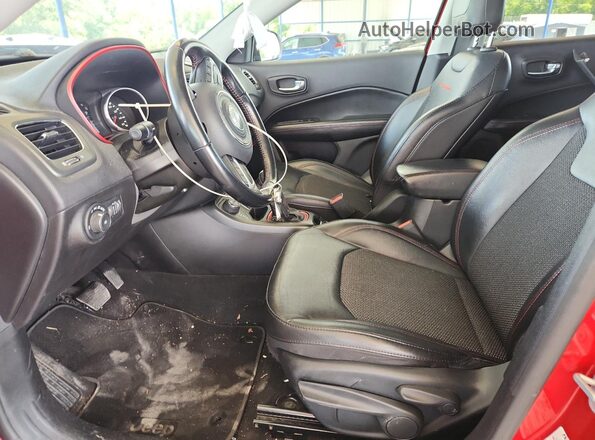 3C4NJDDB8LT171415 2020 JEEP COMPASS Red Vista interior delantera