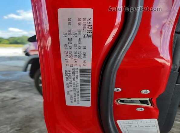 3C4NJDDB8LT171415 2020 JEEP COMPASS Red Vista de la etiqueta del VIN