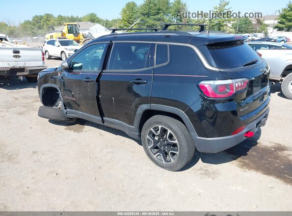 3C4NJDDBXLT100894 2020 JEEP COMPASS Black Tył lewy