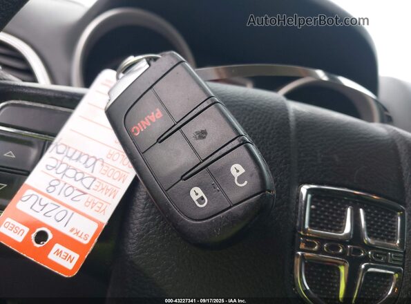 3C4PDCAB7JT429550 2018 DODGE JOURNEY White Առջևի վահանակի տեսք