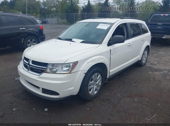 3C4PDCAB7KT865784 2019 DODGE JOURNEY White Vista tres cuartos delantera izquierda