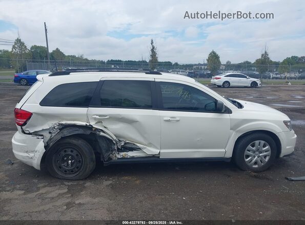 3C4PDCAB7KT865784 2019 DODGE JOURNEY White Vista interior trasera