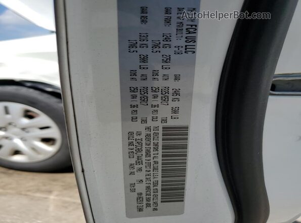 3C4PDCABXJT444365 2018 DODGE JOURNEY White 