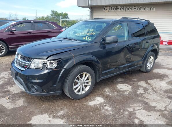 3C4PDCBG3GT209955 2016 DODGE JOURNEY Black Առջևի ձախ երեք քառորդ տեսարան