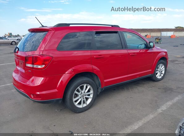 3C4PDDBG1GT150152 2016 DODGE JOURNEY Красный Задняя правая четверть