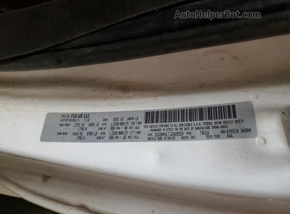 3C63RRAL7JG305550 2018 RAM 3500 White 