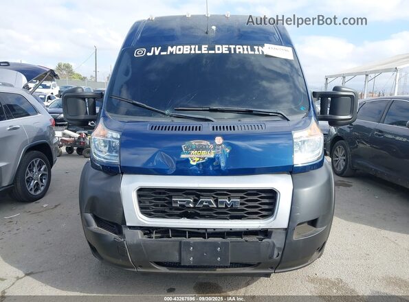 3C6LRVDG6ME579216 2021 RAM PROMASTER 2500 Blue Instrument cluster view
