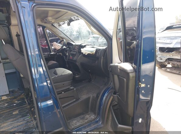 3C6LRVDG6ME579216 2021 RAM PROMASTER 2500 Blue Front interior view