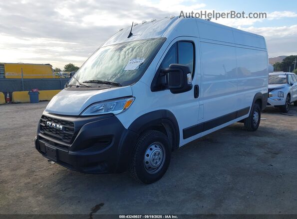 3C6LRVDG7PE563885 2023 RAM PROMASTER 2500 White Առջևի ձախ երեք քառորդ տեսարան