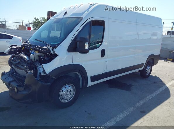 3C6MRVHG9PE592402 2023 RAM PROMASTER 3500 White Vista tres cuartos delantera izquierda