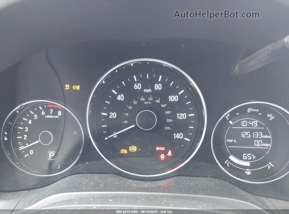 3CZRU5H31MM718659 2021 HONDA HR-V White უკანა სავარძლების ხედი