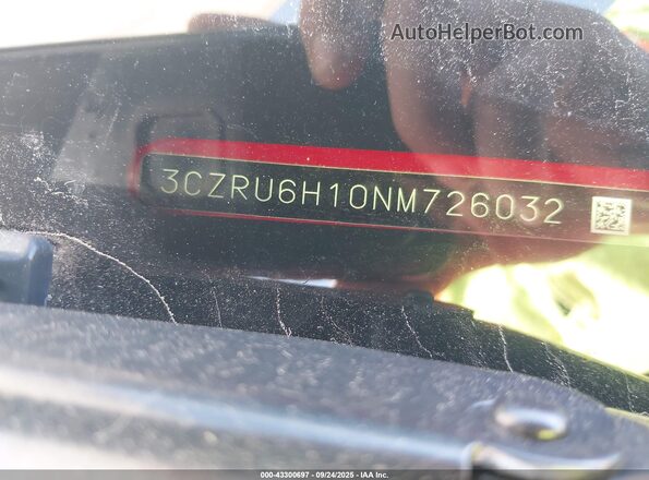 3CZRU6H10NM726032 2022 HONDA HR-V Red Engine compartment view