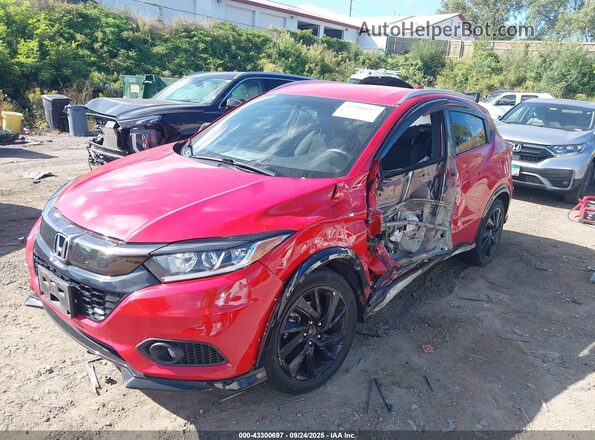 3CZRU6H10NM726032 2022 HONDA HR-V Red Front view