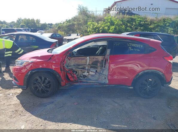 3CZRU6H10NM726032 2022 HONDA HR-V Red 360 interior view