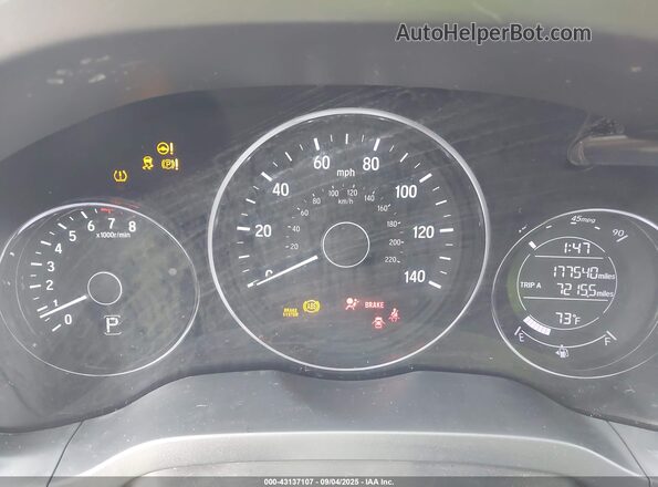 3CZRU6H11LG701555 2020 HONDA HR-V Orange Հետևի նստատեղերի տեսք