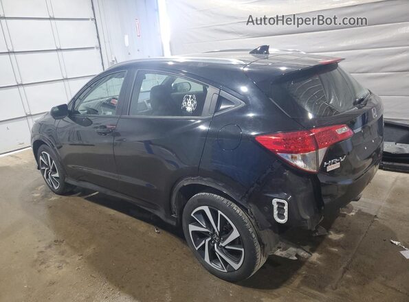 3CZRU6H11LM703470 2020 HONDA HR-V Black Trasero izquierdo