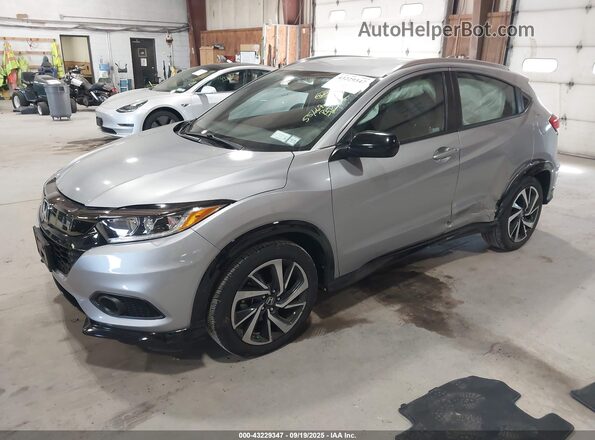 3CZRU6H11LM728546 2020 HONDA HR-V Gray წინა მარცხენა ხედი სამი მეოთხედიდან