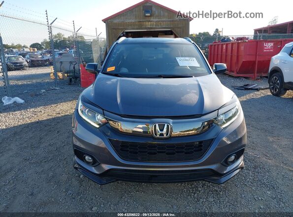 3CZRU6H13MM730431 2021 HONDA HR-V Gray Widok zestawu wskaźników