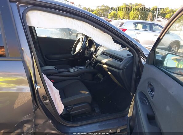3CZRU6H13MM730431 2021 HONDA HR-V Gray Widok wnętrza z przodu