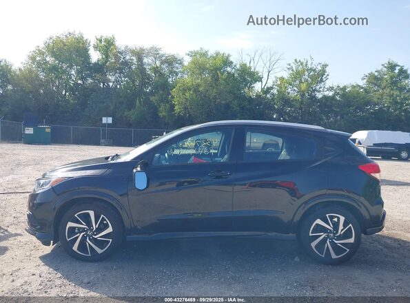 3CZRU6H14LG703204 2020 HONDA HR-V Black Սալոնի 360 աստիճան տեսք