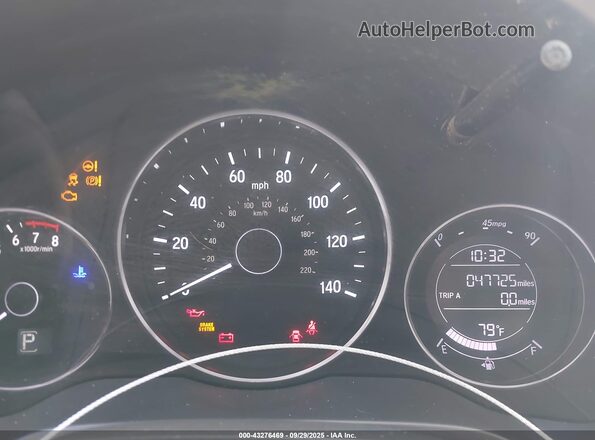 3CZRU6H14LG703204 2020 HONDA HR-V Black Հետևի նստատեղերի տեսք