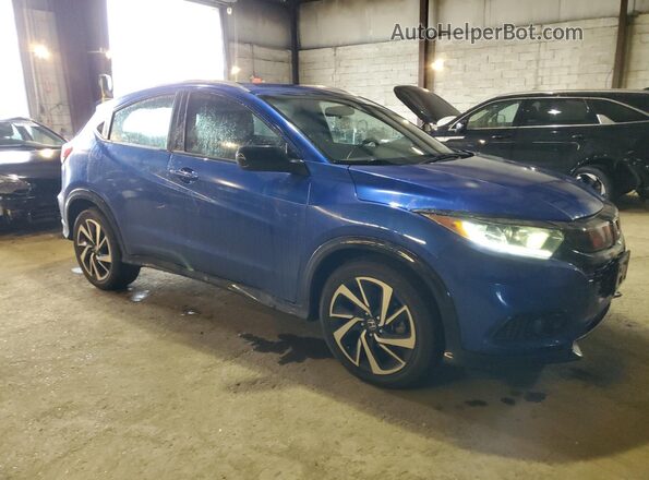 3CZRU6H16LM732365 2020 HONDA HR-V Blue Առջևի աջ