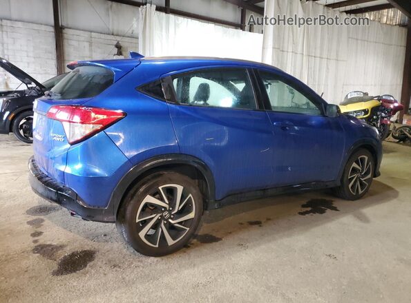 3CZRU6H16LM732365 2020 HONDA HR-V Blue Հետևի աջ