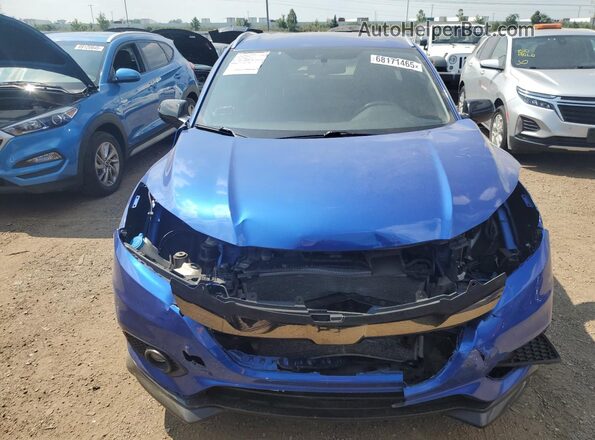 3CZRU6H16LM735749 2020 HONDA HR-V Blue Դիմացի տեսք