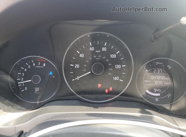 3CZRU6H16LM735749 2020 HONDA HR-V Blue Սարքավորումների վահանակի տեսք