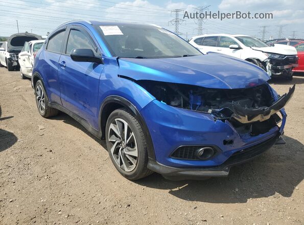 3CZRU6H16LM735749 2020 HONDA HR-V Blue Առջևի աջ