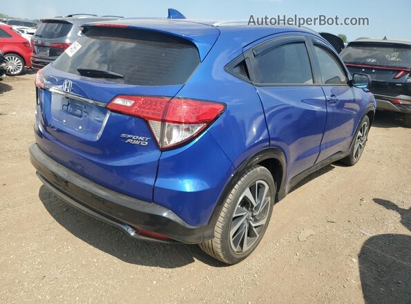 3CZRU6H16LM735749 2020 HONDA HR-V Blue Հետևի աջ