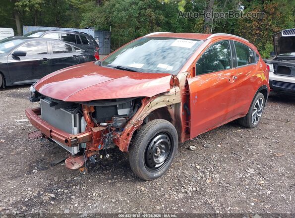 3CZRU6H17LM732830 2020 HONDA HR-V Orange წინა მარცხენა ხედი სამი მეოთხედიდან